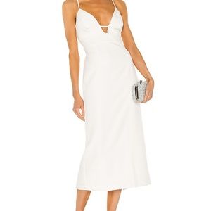 Bardot White Midi Dress